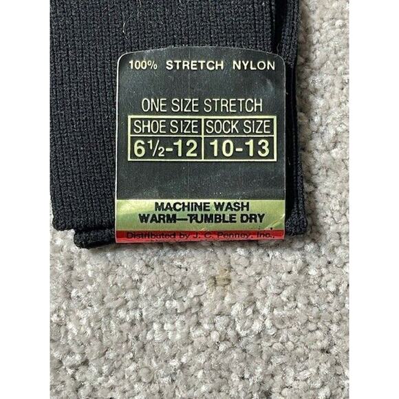 JCPenney Stretch Anklet Socks Mens Fits 10-13 Vintage Lot of 3 Gray Black - Picture 8 of 8